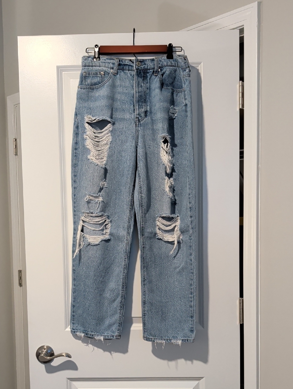 Vanilla Star Light Wash Dad Jean